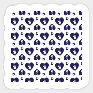 Dog Heart Sticker